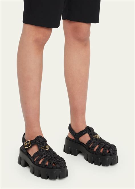 prada monolith fisherman sandal price|Monolith Rubber Fisherman Sandals By Prada .